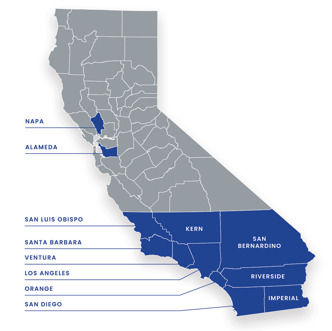 Counties Morrow Management has worked in